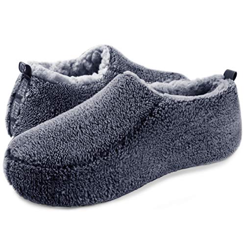 Product Cover Oooh Yeah Men's Soft Cozy Non-Slip Solid Sherpa Slippers