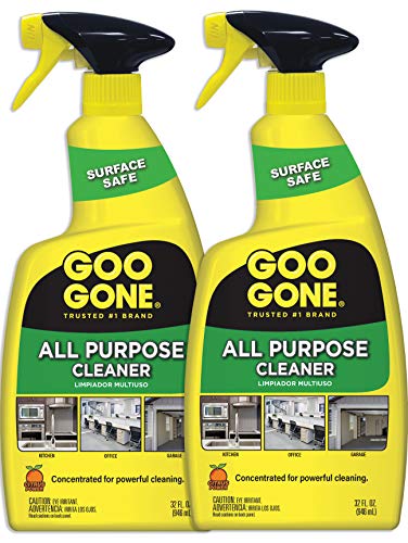 Product Cover Goo Gone All Purpose Cleaner Spray (2 Pack) - Home Degreaser - Removes Dirt, Grease, Grime - 32 Ounce Concentrated