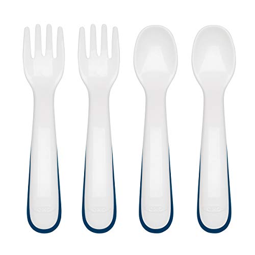 Product Cover OXO Tot Fork and Spoon Training Set, Navy