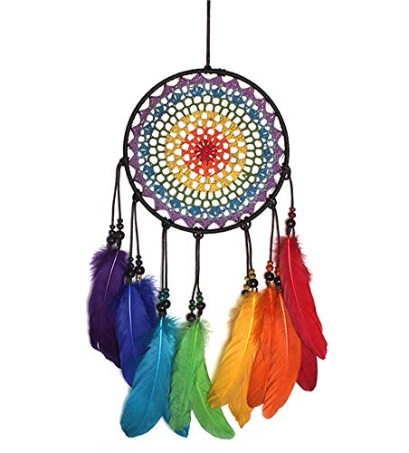 Product Cover Tellpet Dream Catchers Colorful Rainbow Dreamcatcher