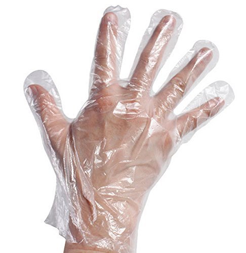 Product Cover Surex Transparent Disposable Plastic Hand Gloves (100 Pcs)