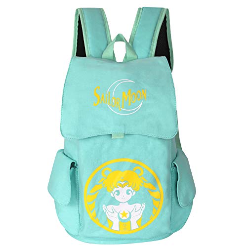 Product Cover Innturt Classic Anime Canvas Backpack Rucksack Bag School Backpack Sailor Moon (Blue)