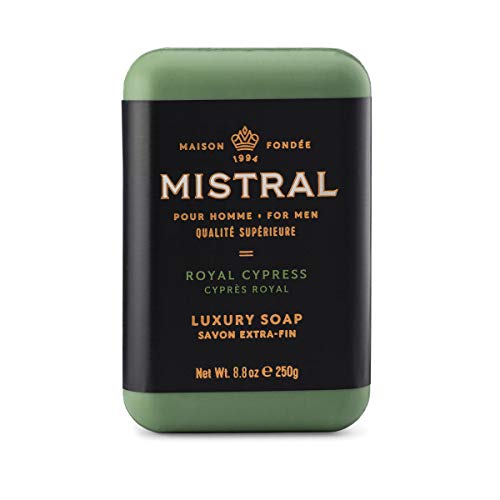Product Cover Mistral Men's Royal Cypress Bar Soap, Royal Cypress