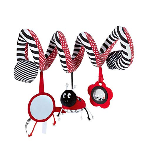 Product Cover Bed Stroller Hanging Cribs Toy Cute Plush Spiral Soft Toys Hanging Rattle Toy Ladybug