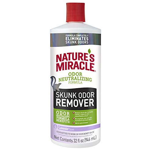 Product Cover Nature's Miracle P-98220 Nature's Miracle Skunk Odor Remover Odor Neutralizing Formula, 32 fl. oz., Lavender Scent