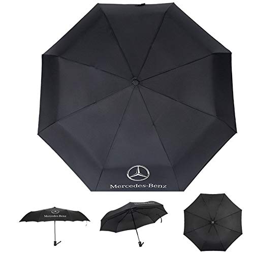 Product Cover AUTO Open Large Folding Umbrella Windproof Sunshade with Car Logo For Mercedes-Benz