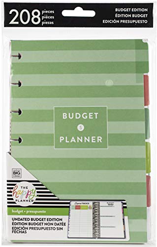 Product Cover me & my BIG ideas Budget Extension Pack - The Happy Planner Scrapbooking Supplies - 6 Month Expense Tracker - Bill Pay Checklists & Budget Worksheets - Stickers & Dividers for Budgeting - Mini Size