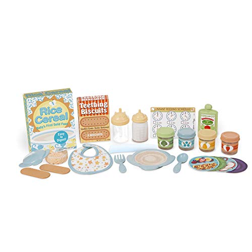 Product Cover Melissa & Doug Mine to Love Mealtime Play Set (Doll Feeding Accessories, 24 Pieces, Great Gift for Girls and Boys - Best for 3, 4, 5, 6, and 7 Year Olds)