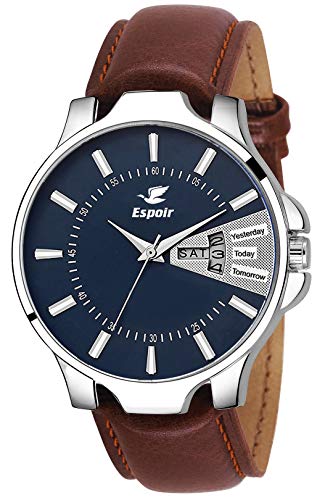Product Cover Espoir Analogue Blue Dial Day and Date Men's Boy's Watch - InfiDex0507