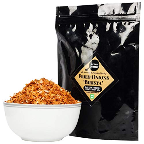 Product Cover Urban Platter Fried Onions 'Birista', 400g / 14.1oz [Crispy, Crunchy and Golden Fried in Sunflower Oil]