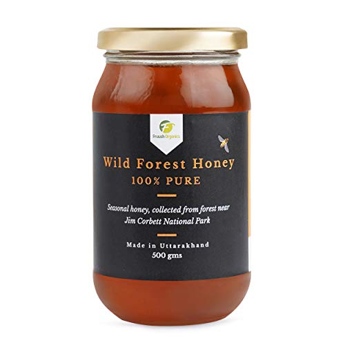 Product Cover Pahada Raw Organic Wild Forest Honey 500 gm | 100% Natural, Unprocessed, Unpasteurized Honey | Natural Multi Flower Honey from Jim Corbett National Park, Uttarakhand