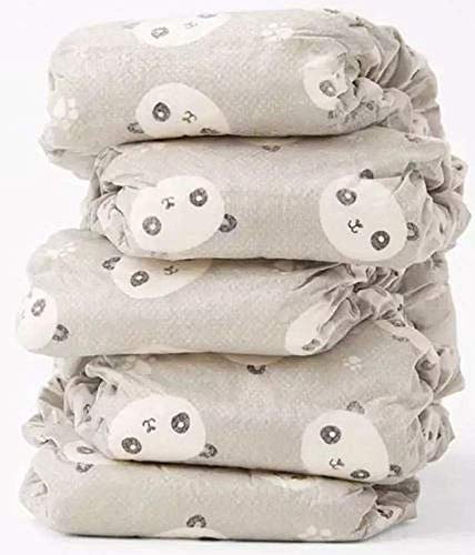 Product Cover The Honest Company - Eco-Friendly and Premium Disposable Diapers - Pandas, Newborn Size (<10lbs.) 32 Ct.
