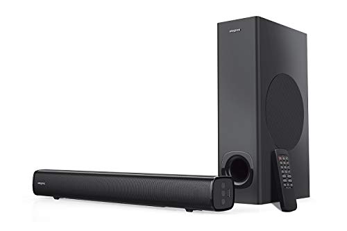 Product Cover Creative Stage 2.1 Channel Under-Monitor Soundbar with Subwoofer for TV, Computers, and Ultrawide Monitors, Bluetooth/Optical Input/TV ARC/AUX-in, Remote Control and Wall Mounting Kit