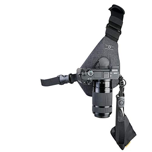 Product Cover Cotton Carrier Skout Sling Style Harness for One Camera - Grey