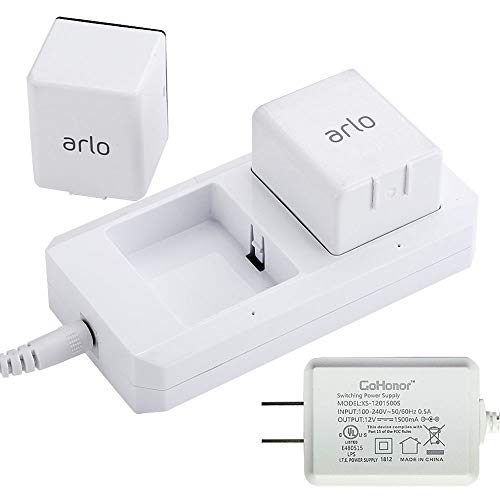 Product Cover Charging Station for Arlo Charger for Arlo Batteries for Arlo Pro & Arlo Pro 2 & Arlo Go & Arlo Security Light VMA4410 Fireproof Material Adapter Pass FCC & UL Certified