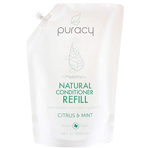 Product Cover Puracy Natural Conditioner Refill, Silicone-Free, No Harsh Chemicals, All Hair Types, 64 Ounce