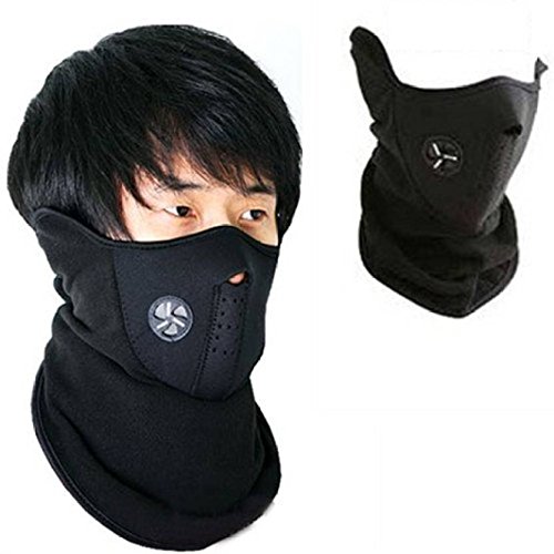 Product Cover Prime Box Autoridez Men's Anti Pollution Dust Protection Face Mask for Bikers (Black, Free Size)