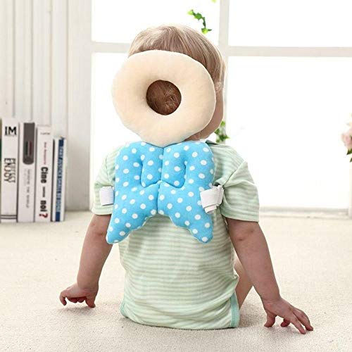 Product Cover Getko With Device Baby Head Protector Baby Toddlers Head Safety Pad Cushion Baby Back Protection Prevent Toddlers Injured (Multi Color)