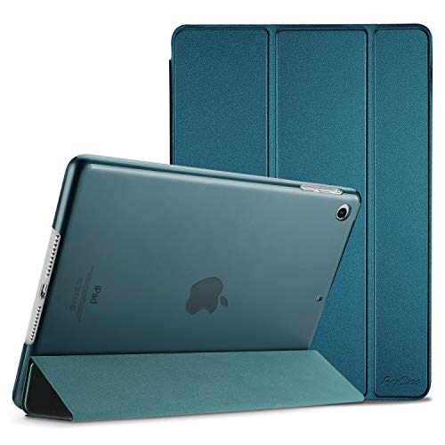 Product Cover ProCase Smart Case for iPad Air 1st Edition, Ultra Slim Lightweight Stand Protective Case Shell with Translucent Frosted Back Cover for Apple iPad Air 2013 Model (A1474 A1475 A1476) -Teal