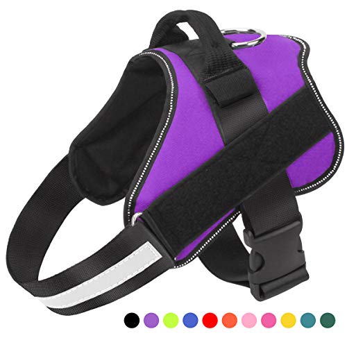 Product Cover Bolux Dog Harness, No-Pull Reflective Breathable Adjustable Pet Vest with Handle for Outdoor Walking - No More Pulling, Tugging or Choking