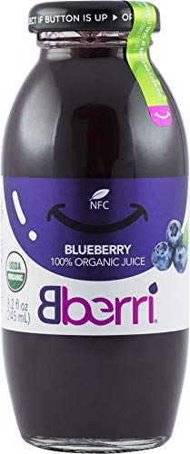 Product Cover Bberri 100% Organic Blueberry Juice, Pack of 3 x 8.2 fl oz