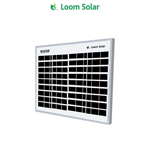 Product Cover Loom Solar 10 Watt, 12 Volt Solar Panel - Poly Crystalline