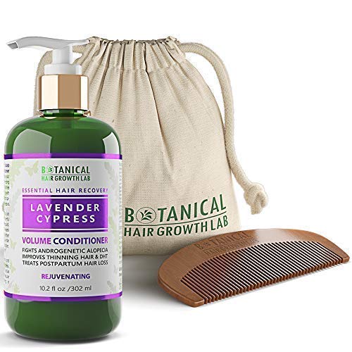Product Cover Botanical Hair Growth Lab Anti Hair Loss Alopecia Postpartum DHT Blocker Conditioner Lavender - Cypress Hair Growth Botanical For Hair Thinning Prevention 10.2 Fl Oz