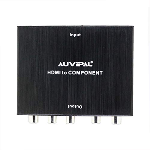 Product Cover AuviPal HDMI to Component (YPbPr + R/L) Adapter for HDMI Streaming Player/Stick, PS3/4, Xbox, Nintendo Game Consoles, HDMI to 5RCA Component RGB Video Audio Converter