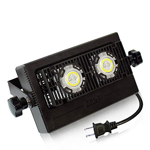 Product Cover 10W Outdoor LED Flood Light, 110W Equiv. 1100 Lumens Bright, IP65 Waterproof Outdoor Security Light, 5700K Daylight White, Landscape Floodlight with Plug for Backyard, Garden, Warehouse