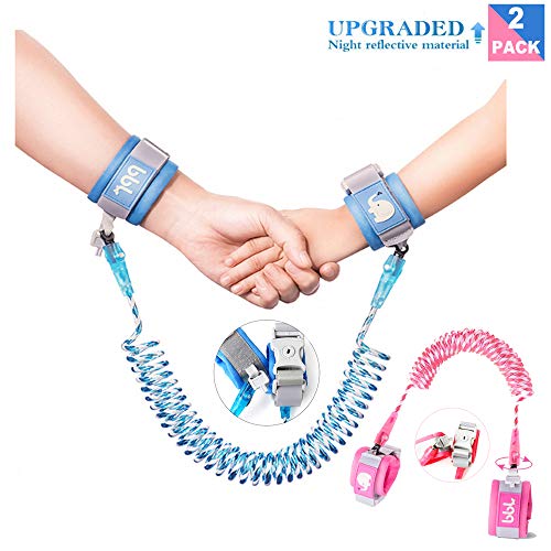 Product Cover Anti-Lost Wrist Link, Outdoor Harness for Children. (Blue/8.2 feet and Pink/4.9 feet)