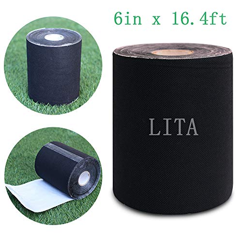 Product Cover LITA Artificial Grass Tape 6in x 16.4ft, Self-Adhesive Seaming Turf Tape Lawn Adhesive Synthetic Turf Seam Glue Lawn Tape for Joining Fake Grass Carpet Joint Tape Connecting Lawn Mat Rug (15CM X 5M)