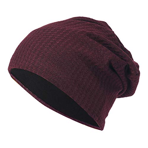 Product Cover Infgreate Stylish Warm Hat Hip Hop Women Men Solid Color Baggy Beanie Cap Casual Stretch Autumn Dance Hat