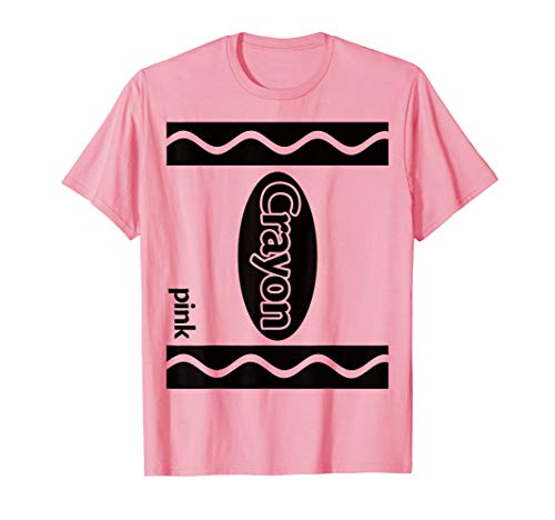Product Cover Pink Crayon Box Halloween Costume Couple Group T-Shirt
