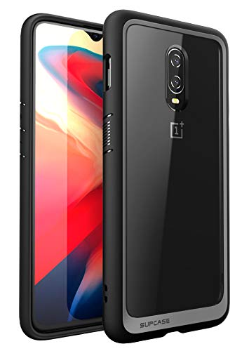 Product Cover SupCase [Unicorn Beetle Style Series Case for OnePlus 6T, Premium Hybrid Protective Clear Case for 1+ 6t 2018 Release - Retail Package (Black)