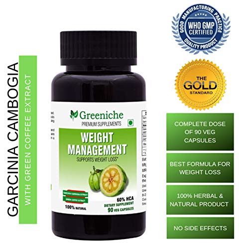 Product Cover Greeniche Weight Management Natural and Herbal Garcinia Cambogia Extract - 90 Veg Capsules