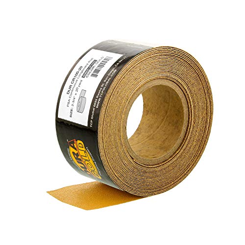 Product Cover Dura-Gold - Premium - 100 Grit Gold - Longboard Continuous Roll 20 Yards Long by 2-3/4
