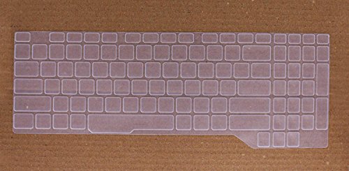 Product Cover Saco Keyboard Silicone Protector for ASUS TUF Gaming FX504GD-E4021T 15.6-inch Laptop (Transparent)