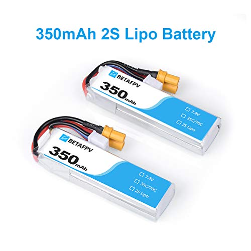 Product Cover BETAFPV 2pcs 350mAh 2S Lipo Battery 35C/70C 7.4V with XT30 20AWG Silicone Wire for 2S Whoop Drone Beta75X Brushless Drone