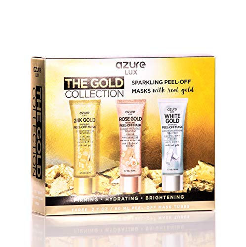 Product Cover Gold Peel Off Face Mask Gift Set Collection - 24K | Rose Gold | White Gold - 80ml