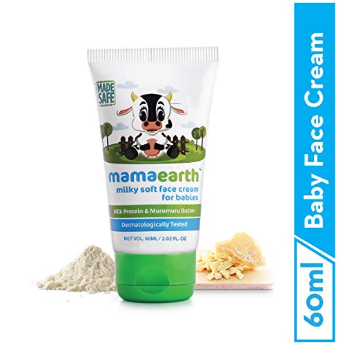 Product Cover Mamaearth Milky Soft Baby Face Cream, with Murumuru Butter for Babies, 60 ml