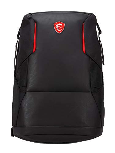 Product Cover MSI Urban Raider Gaming Laptop Backpack, Quick Access, Padded Mesh, Lightweight Polyester Exterior, Fits Up to 17