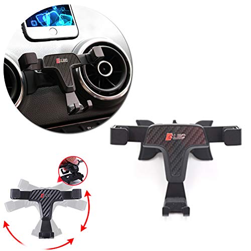 Product Cover GTINTHEBOX Smartphone Cell Phone Mount Holder with Adjustable Air Vent Clip Cover for 2014 2015 2016 2017 2018 Audi A3 (3.5-6.0 Inches Phone)