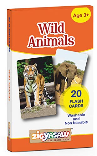 Product Cover Zigyasaw Wild Animals Flash cards