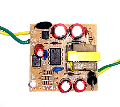 Product Cover 220V AC to 5V DC 2Amp Circuit Board SMPS Power Supply AC DC Stepdown Buck Converter Module (40x 40x 15 mm)