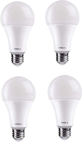 Product Cover Cree Lighting A19-60W-B1-27K-E26-U4 LED Dimmable Lamp (4-Pack), 9 Watts, 2700K