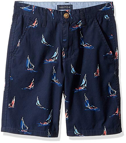 Product Cover Nautica Boys' Printed Flat Front Short