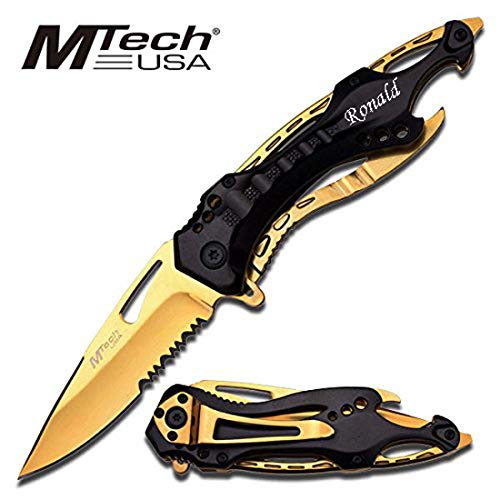 Product Cover MTECH USA Free Engraving - Personalized Knife Pocket Knife (MT-705BG)