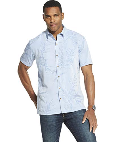 Product Cover Van Heusen Men's Big and Tall Air Tropical Short Sleeve Button Down Shirt
