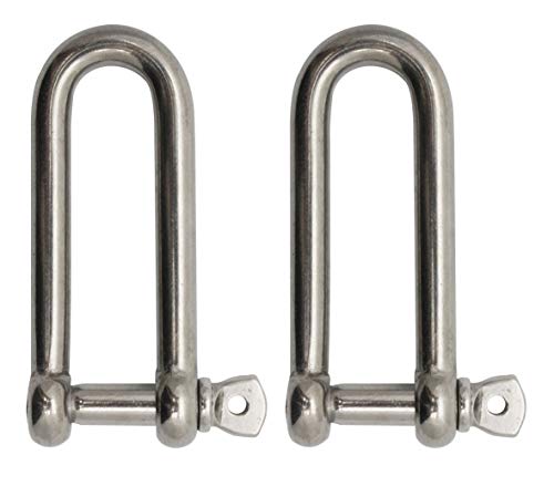 Product Cover Extreme Max 3006.8209.2 BoatTector Stainless Steel Long D Shackle - 1/2