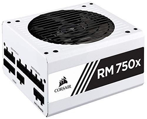 Product Cover CORSAIR RMX White Series (2018), RM750x, 750 Watt, 80+ Gold Certified, Fully Modular Power Supply - White